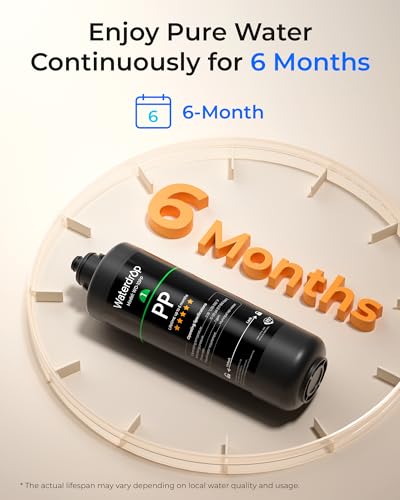 Waterdrop WD-10PP Water Filter Replacement – Black for TSA & TSB Under Sink