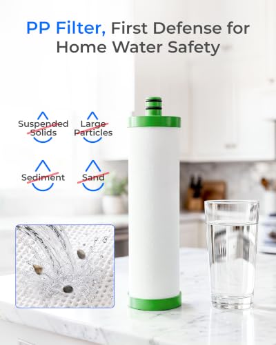 Waterdrop P1 U2 C3 Filter Replacement Pack for TST-UF Under Sink System