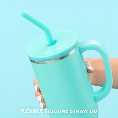 Swig Life 30oz Insulated Travel Mug with Handle & Straw - Christmas Cameos