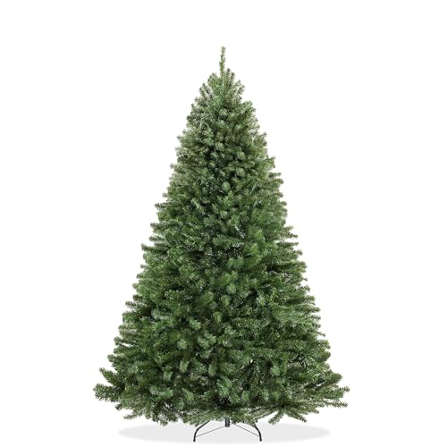 Casafield 4.5FT Realistic Green Artificial Christmas Tree with Metal Stand - 4ft 6in