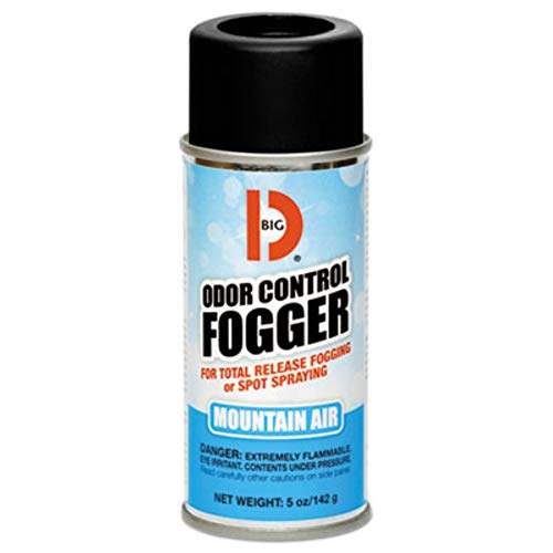 Big D 344 Odor Control Fogger Mountain Air Fragrance 5 oz Pack of 12 – Kills Fire, Smoke, Flood & Musty Odors