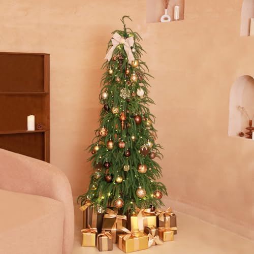 6ft Pre-Lit Artificial Christmas Tree with Warm White Lights - Norfolk Touch