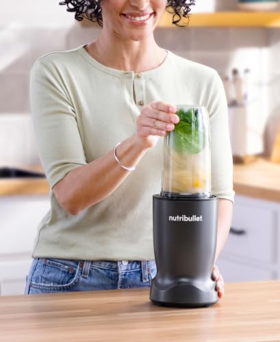 Personal Blender NutriBullet Turbo 1000W Gunmetal Gray - Auto Smoothie Maker
