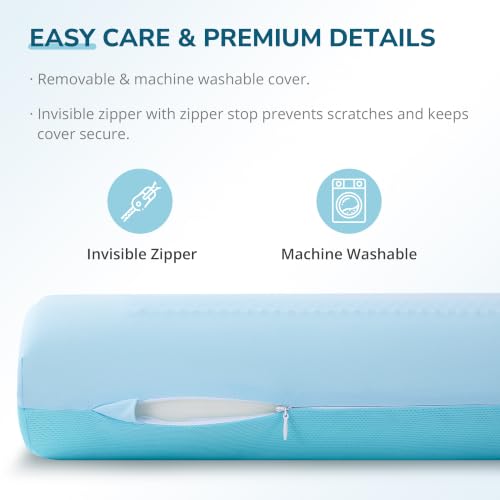 EGOHOME Cooling Gel Memory Foam Pillow, Contour Neck Support,