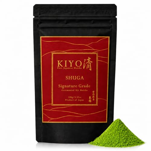 Kiyo Matcha Signature Grade Ceremonial Uji Matcha 100g – Premium Japanese Green Tea