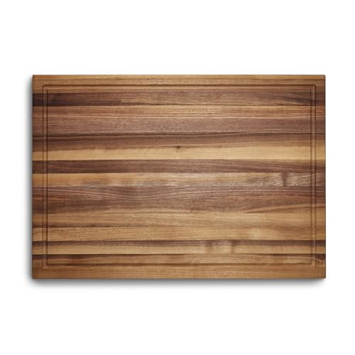 Walnut Large Rectangle Cutting Board 20 x 13.75 Inches - Durable Kitchen Prep Surface