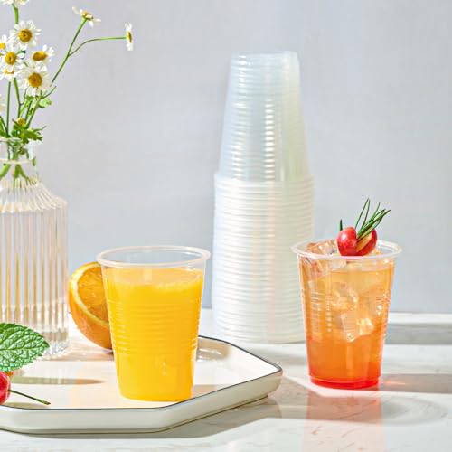 Turbo Bee 2500Pack 7oz Clear Disposable Plastic Cups for Parties & Events