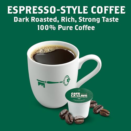 Espresso Coffee Pods - Dark Roast, 72 Count - Compatible with Keurig