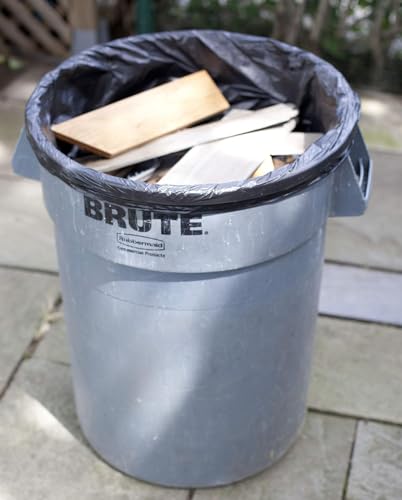Heavy Duty 33 Gallon Trash Bags - 2 Mil Thick Contractor Garbage Liners, 100 Pack