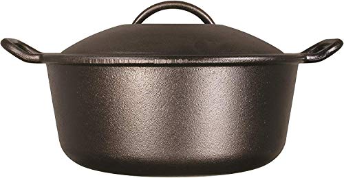 7 Qt Pre-Seasoned Cast Iron Dutch Oven with Lid - Lodge BOLD