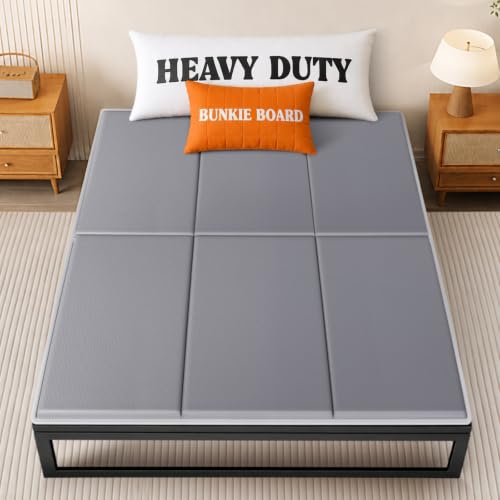 LAVEVE Queen Size Bunkie Board 60x80 Anti-Slip Bed Slat Support, Heavy Duty