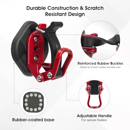 4 Pack Magnetic Shovel Holder for Truck, No-Drill Heavy Duty Axe