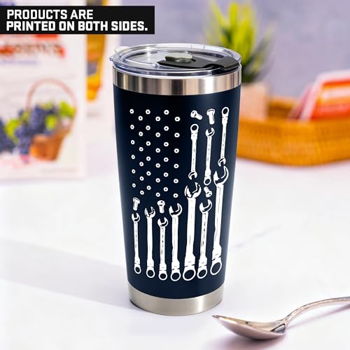 WITTSPOT Stainless Steel 20Oz Tumbler for Men & Dad - Perfect Gift for Fathers Day, Christmas & Birthdays - Men03