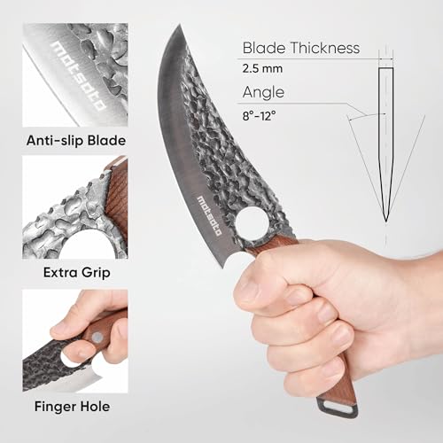 Matsato 6.3-Inch Chef Knife - Japanese Steel Kitchen Knife for Slicing & Chopping