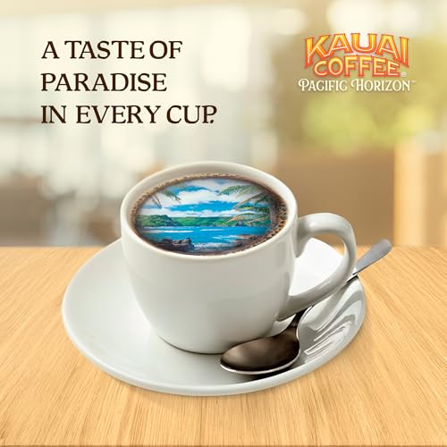 Kauai Coffee Vanilla Macadamia Nut K-Cup Pods - 6-Pack of 10, Medium Roast, Recyclable, Hawaiian Flavor