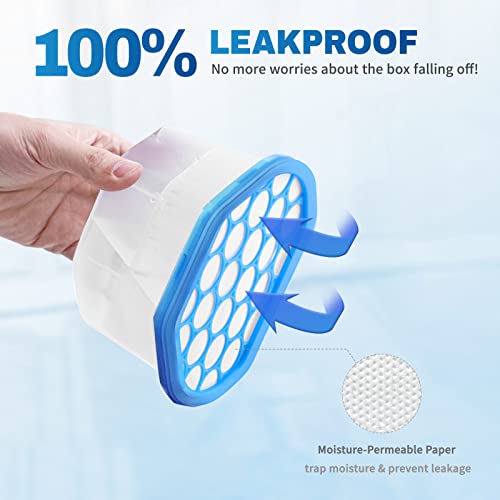 Vacplus Moisture Absorber 12 Pack - Fragrance-Free Dehumidifier, 10.5 OZ, Strong Absorption