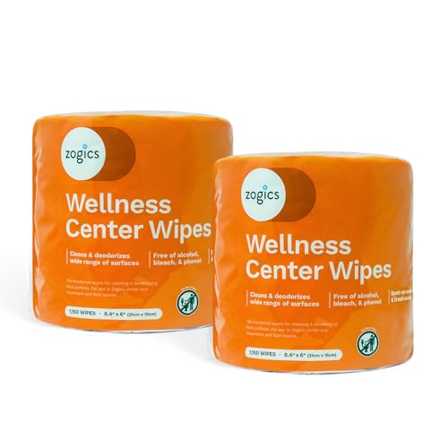 Gym Equipment Cleaning Wipes - Bulk 1150 Count Pack of 2 for Wellness Centers