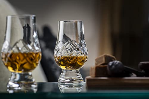 Glencairn Premium Whiskey Glass - Hand Cut Crystal Tumbler in Gift Box