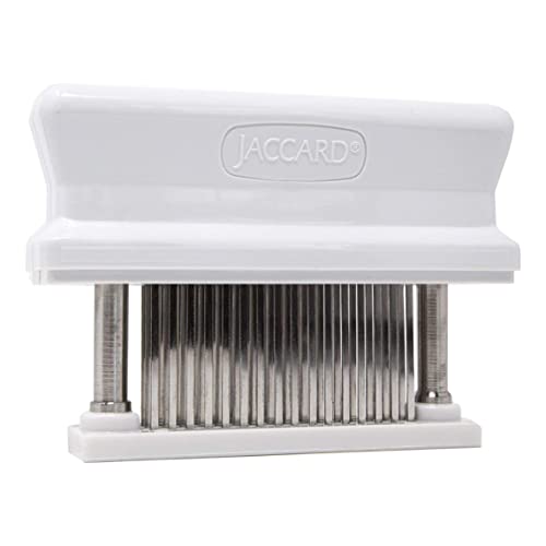 White 48-Blade Meat Tenderizer with Stainless Steel Needles - Pack of 1