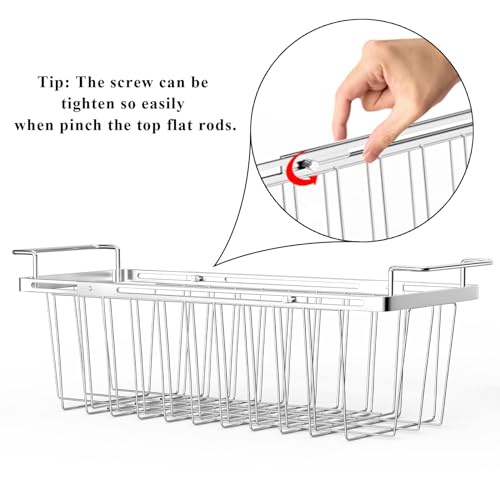 Expandable Freezer Baskets for Chest Freezer 2pcs - Adjustable Space Organizer