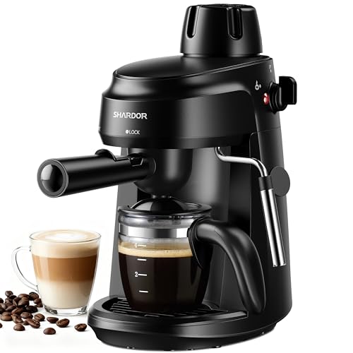 3.5 Bar Espresso Machine with Milk Frother for Cappuccino & Latte