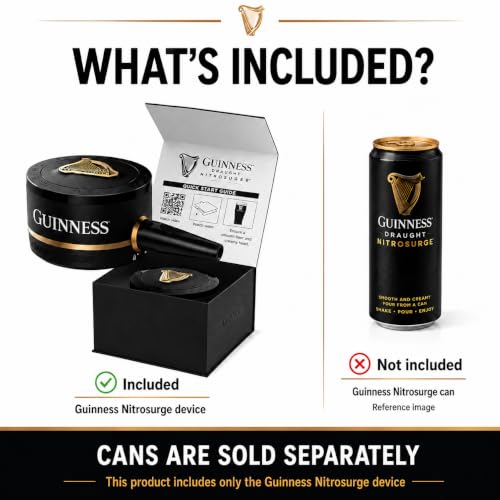 Guinness Nitrosurge Device for Perfect Draft Beer Pour at Home
