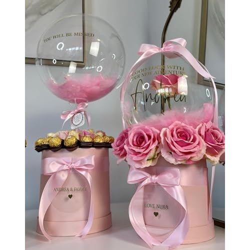 15PCS 20 Inch Bobo Balloons, Clear Balloons for Stuffing Bubble Baloons Helium Style Large Transparent Balloon for Birthdays Anniversary Weddings Baby Showers Christmas Party Decorations