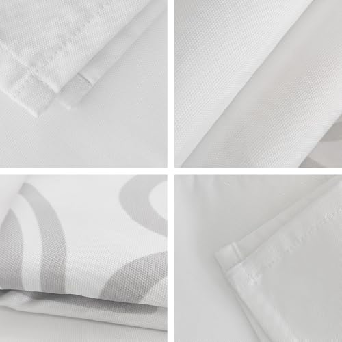 Futuregrace Christmasfge0250 Snowflake Table Runner 13x120in Winter White & Grey Holiday Decor