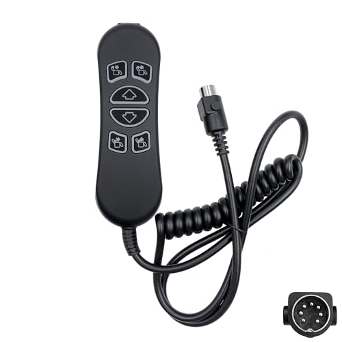 Standard Version 6 Button 7 Pin Lift Chair Remote Control Replacement for Power Recliner