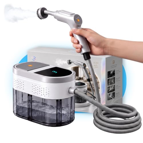 Portable Handheld Steam Cleaner 230°F, 1500W Quick Heat-Up for Home & Car Cleaning