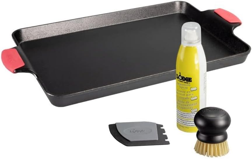 Lodge Cast Iron Bakeware Set - Durable 6-Piece Cookware for Perfect Baking | Versatile & Long-Lasting