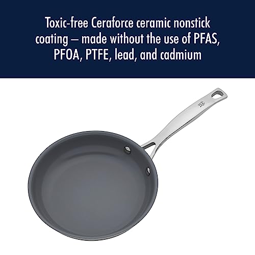 Henckels Clad H3 Ceramic Fry Pan Set - 10-Inch & 12-Inch, Oven Safe to 400°F