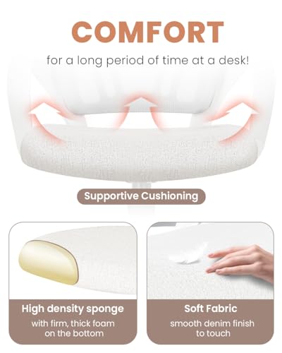 NEO CHAIR Ivory Office Mesh Ergonomic Computer Desk Chair - 1 Pack