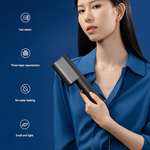 Nesugar G3 Portable Handheld Garment Steamer - Black, Travel & Home Use