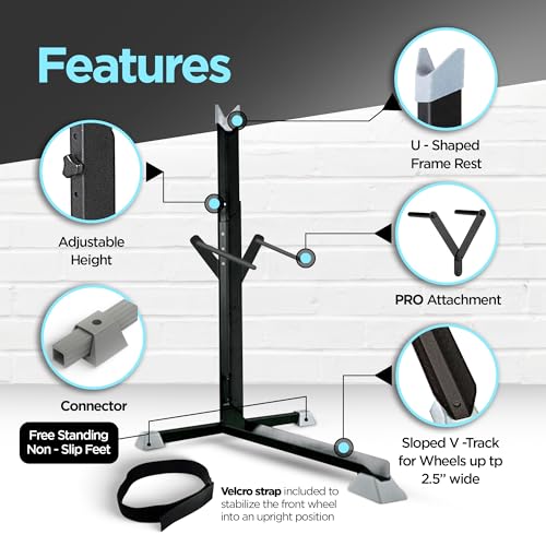 NOOK Bike Pro Vertical Storage Rack 2-Pack - Indoor & Garage Bike Organizer