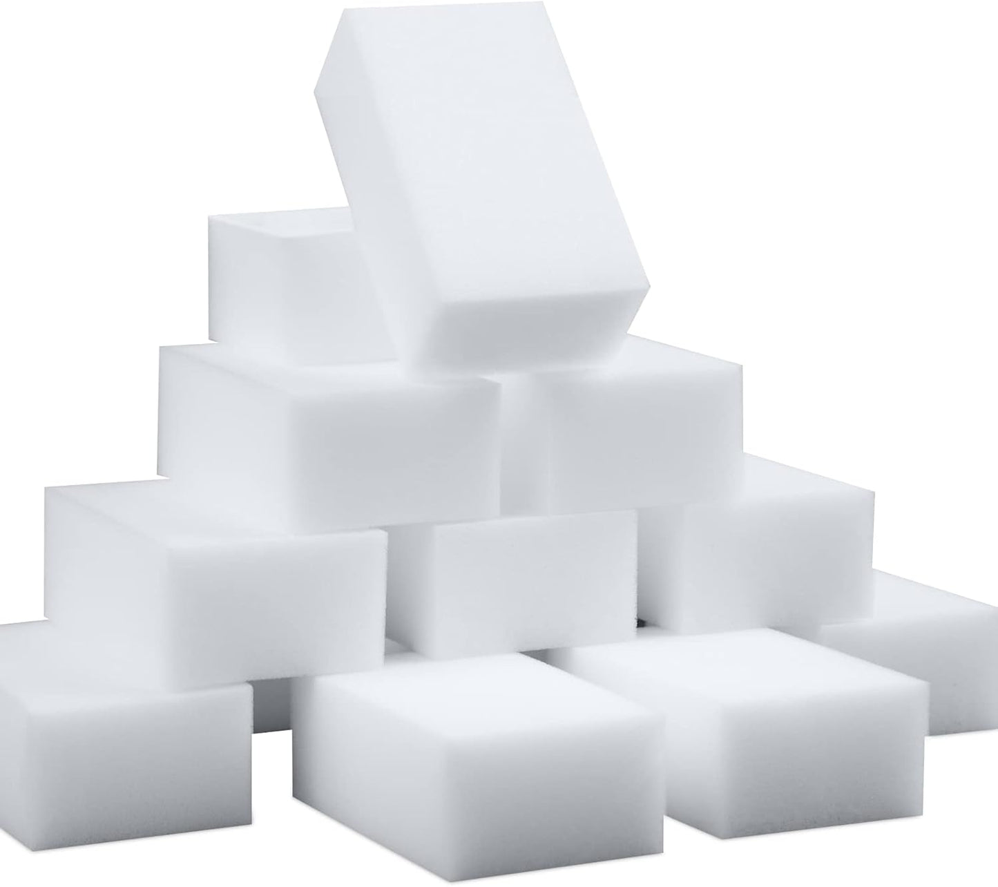 Skiennix Magic Sponge Eraser - Extra Thick Melamine Cleaning Sponges, 100 Pack | Multi-Surface Power Scrubber