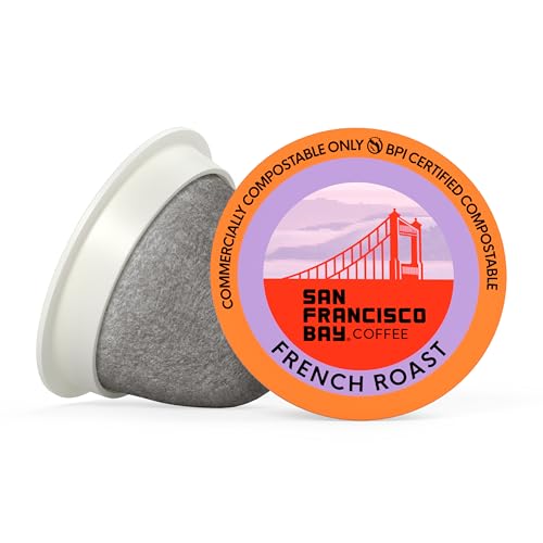 San Francisco Bay French Roast Coffee Pods 80 ct - Compatible with K-Cup Brewers