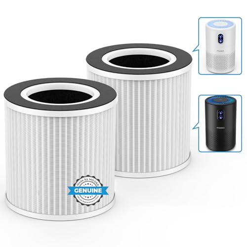 HEPA Filter Replacement for B-D02L/B-D02 Air Purifier 5.5x5.5x5.9 Inches 2-Pack