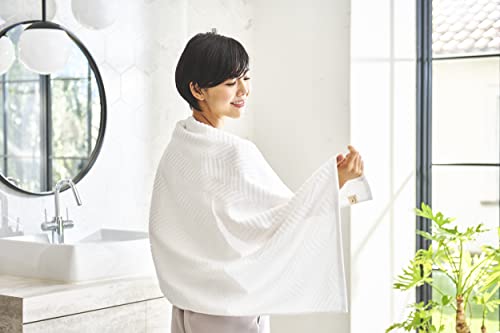 3-Pack Imabari Bath Towels 100% Cotton Large Japanese Aze-Weave Set