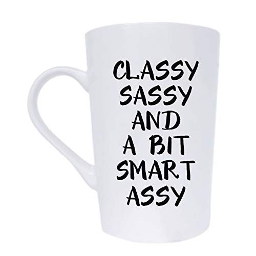 Funny Christmas Coffee Mug - 12 Oz White Cup for Friend, Coworker, Sister, Inspirational Gift