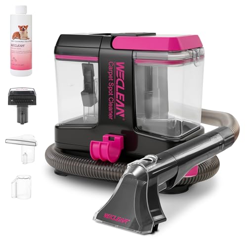 WECLEAN C5 Portable Carpet & Upholstery Cleaner Blackpink – Deep Stain & Odor Removal