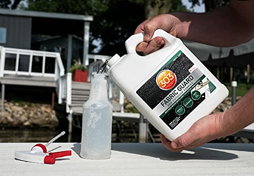 303 Marine Fabric Guard 1 Gallon (128 fl oz) for Boat Canvas & Covers - UV & Stain Resistant