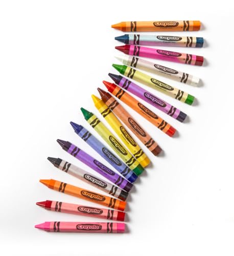 Crayola Triangular Classpack Crayons 256 Count - 16 Colors, Bulk Classroom Pack