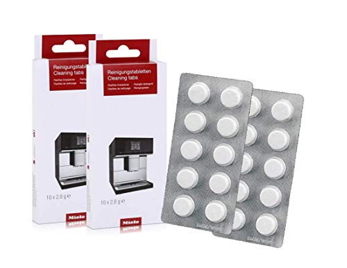 Miele Coffee Machine Cleaning Tablets - 20 Pack for Descaling & Maintenance