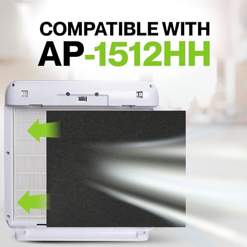 Durabasics Filter Compatible with Coway Airmega AP-1512HH 2-Year
