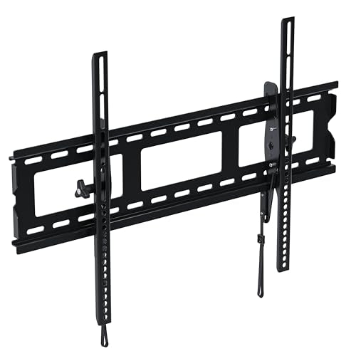 Tilting TV Wall Mount for 37-80 Inch Screens Up to 130 lbs, Universal Fit