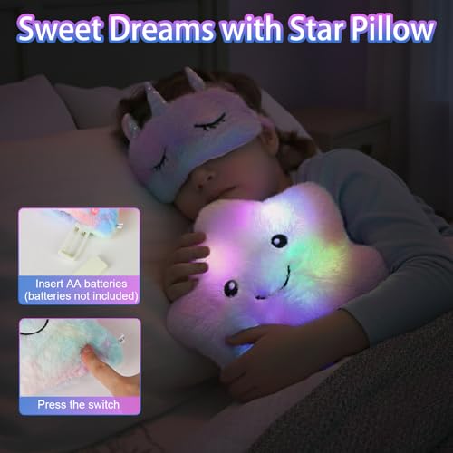 Jenria Starry Unicorn Gift Set for Girls - Graduation, Birthday & Sleepover Toys