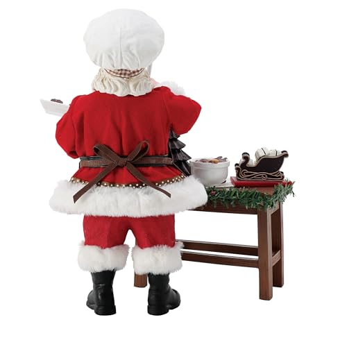 Department 56 Bon Appetit Santa & Chocolate Figurine Set - 11 Inch Holiday Decor