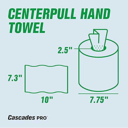 Cascades PRO Select Centerpull Paper Towels 600 Sheets White - Absorbent & Eco-Friendly
