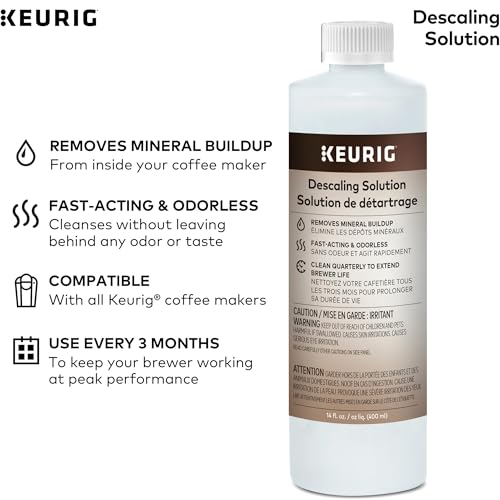 Keurig 6-Month Brewer Maintenance Care Kit - Descaling, Rinse Pods & Water Filters